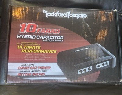 Rockford Fosgate RFC10HB 10 Farad Hybrid Digital Capacitor