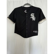 Majestic Chicago White Sox Kids Baseball Jersey Black L/G 7