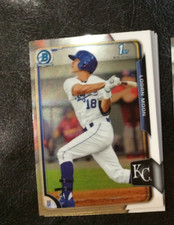 2015 Bowman BCP10 Logan Moon 10 Count All Chrome Lot Kansas City Royals