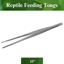 Snake Feeding Tongs Stainless Steel Reptile Feeding Tongs 10 inch