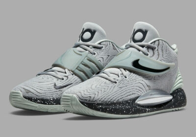 NEW Nike KD14 TB Men's Size 9 Wolf Grey/DK Smoke Grey DA7850