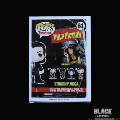 Funko Pop! Pulp Fiction Vincent Vega John Travolta VAULTED Pop 61