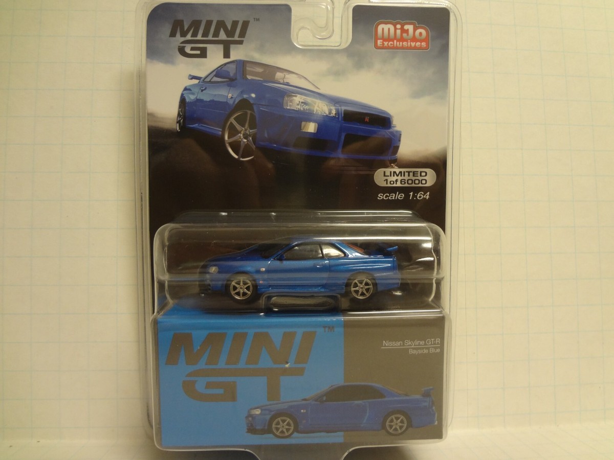 Mini GT Nissan Skyline GT-R Bayside Blue 1:64 Scale Mijo | eBay