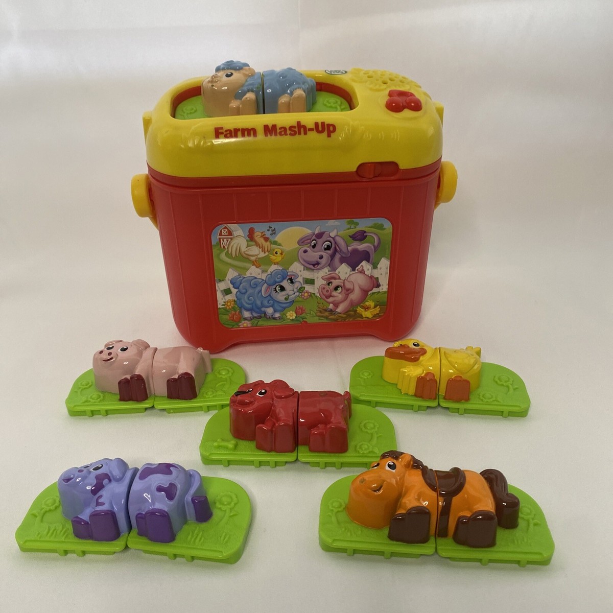 Leap Frog Farm Mash-up Talking Animal Learning Toy Complete 2013 Matching  Game