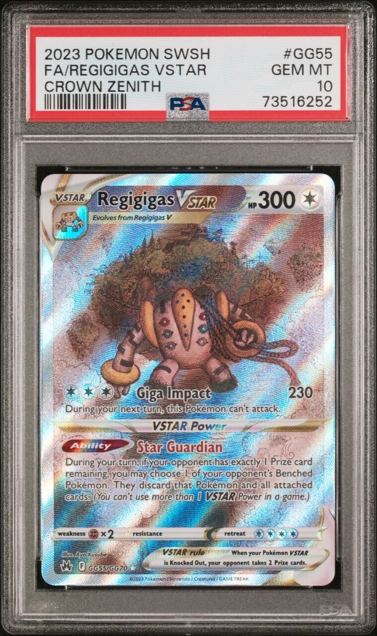 Regigigas VSTAR - Crown Zenith Pokémon card