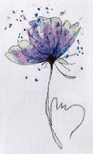 Azure Color Counted Cross Stitch Kit on Canvas A Perfect Gift