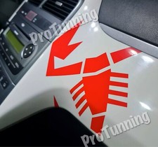 Scorpione Abarth Adesivo Cruscotto Fiat Grande Punto 500 595 Adesivi  su misura
