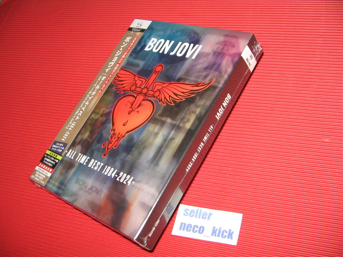 BON JOVI ALL TIME BEST 1984-2024 SUPER DELUXE JAPAN 3 SHM CD + BLU