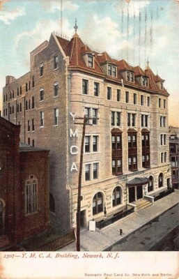 vintage postcard of Newark, NJ - YMCA Building - New Jersey - 1905 ...