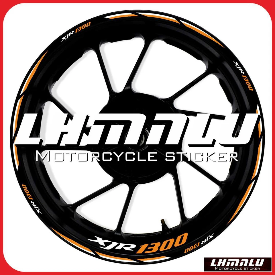 For YAMAHA XJR1300 XJR 1300 RIM Stickers Waterproof Wheel Reflective Decal - Изображение 4 из 4