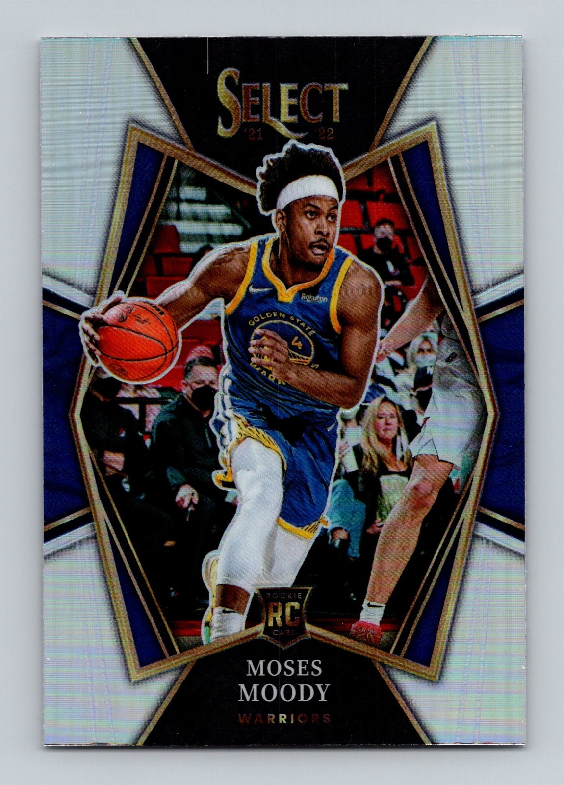 Moses Moody 2021-22 Select Premier Level Silver Prizm Rookie #187 RC NM-MT