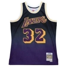 Mitchell & Ness Men's Los Angeles Lakers Magic Johnson Fadeaway Swingman Jersey