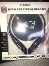 NFL New England Patriots wireless stereo headset