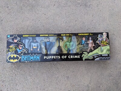 ~ BATMAN - PUPPETS OF CRIME COLLECTION ACTION FIGURES - 2002 HASBRO (NIGHTWING+)