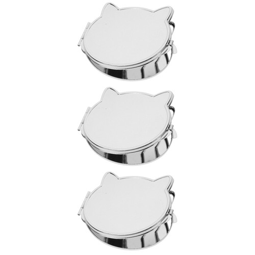 3 Count Small Mirror Outdoor Cosmetics Mini Compact Portable Makeup
