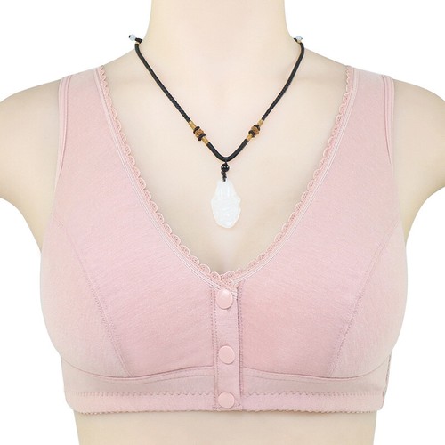 Sport-Bh Ohne Bügel Vorderverschluss Für Damen Nicht Gepolstertes Weiches ▽ - Bild 49 von 55