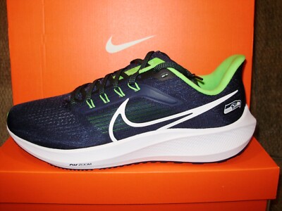 NFL Seattle Seahawks NIKE AIR ZOOM PEGASUS 39 Blue DR2061-400 Men's Shoes 11M