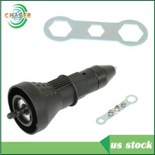 NEW Electric Rivet Nut Gun Adaptor Insert Cordless Power Drill Tool Kit Set