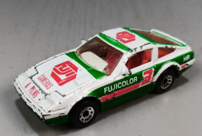 Matchbox Nissan 300 ZX Turbo Fuji Film White Green Made In Macau
