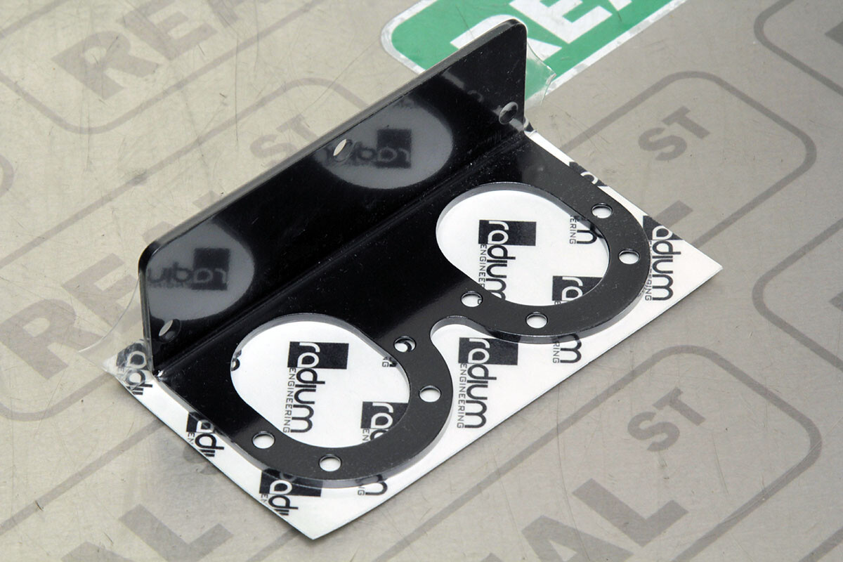 Radium Engineering Dual Universal Aluminum Catch Cans Kit Fluid Lock 20-0005-FL