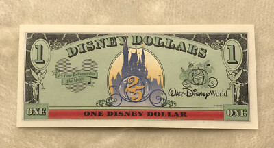 Series 1997 $1 Sorcerer Mickey Mouse Disney Dollar Walt Disney