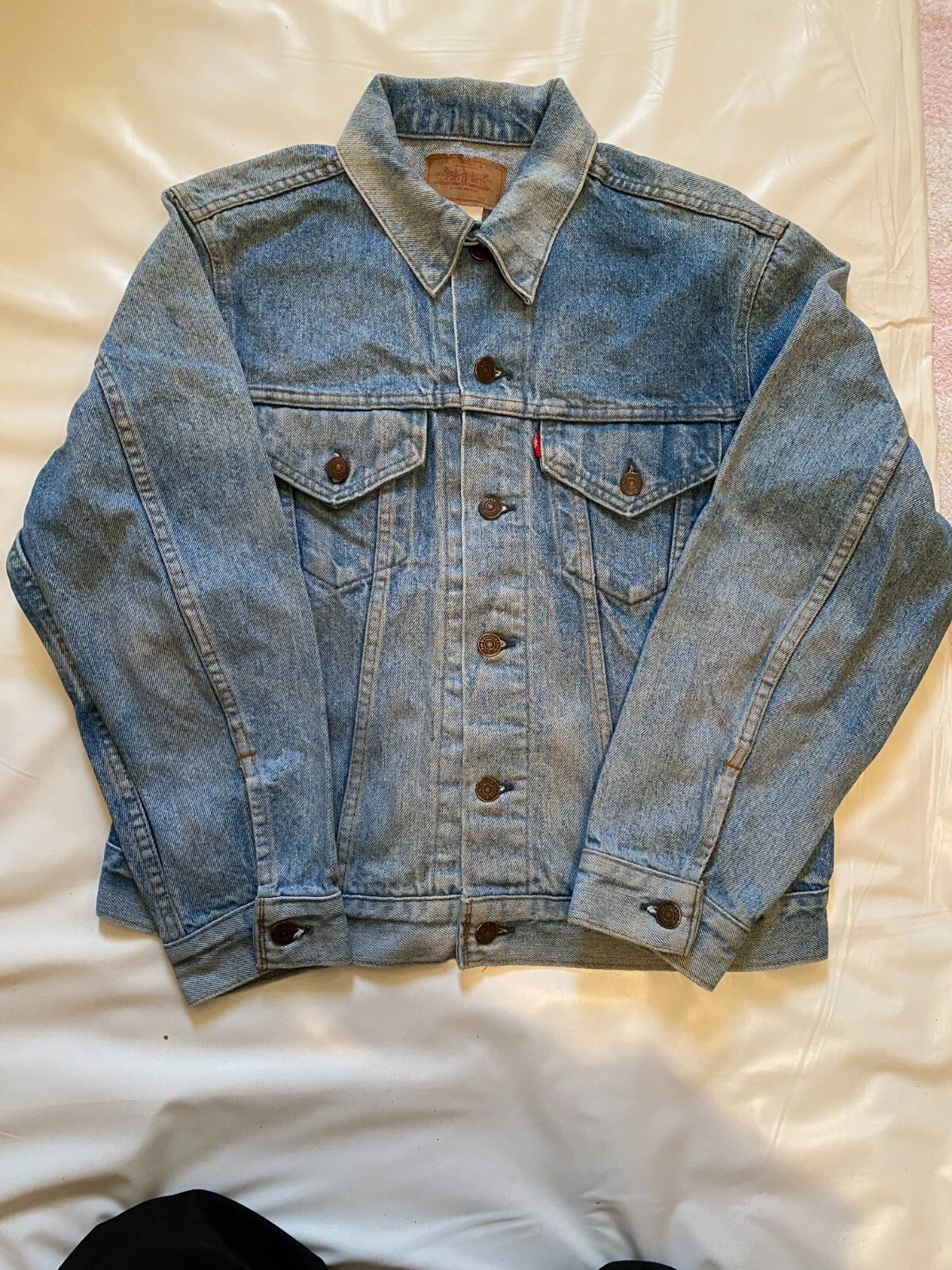 ORIGINAL MENS VINTAGE LEVI DENIM JACKET CHEST 38"