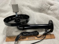 Gas Pump Globe Light Wall Mount Base new design all Metal 6” Base Black