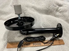 Gas Pump Globe Light Wall Mount Base new design all Metal 6” Base Black