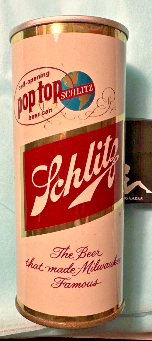 1960 SCHLITZ SELFOPENING POP TOP BEER CAN SCHLITZ BREWING MILWAUKEE, WI ZIP TAB eBay