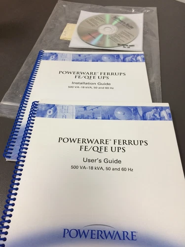 Powerware Ferrups FE/QFE UPS User Guide, Install Guide, & CD