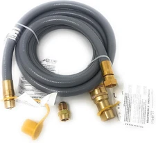 12 Feet 1/2" QDD+NG 144" Hose Natural Gas and Propane Conversion Kit [2585] 1/2"
