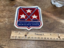 Greater Cleveland High School Hockey League Hat Trick Vintage Patch