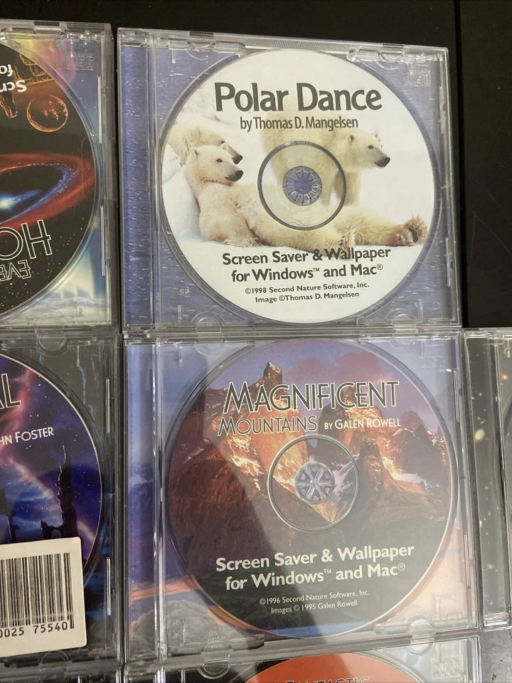 VTG Artwork Computer Lot 10 Second Nature Screen Savers Space Celestial Universe - Image 4 of 4