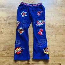 Vintage Sports Sweat Pants Women’s XL Retro NBA Basketball Team Patches Soho Bab