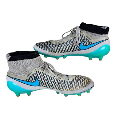 Nike Magista Obra Size US 10.5 ACC Aqua Blue/Gray 641322-040
