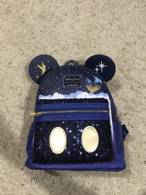 Disney Parks Loungefly Peter Pans Flight 50th Anniversary NWT