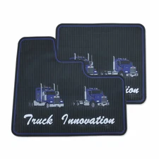 2001- Kenworth W900A-T800 Floor Mats-Blue  # 13623