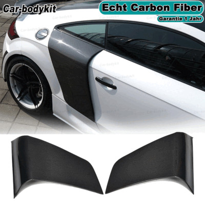 2X Carbon Seitenteil Side Blades Spoiler Seitenteile für Audi TT TTS TTRS 07-14 