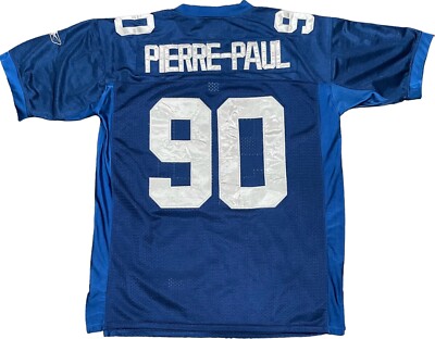 Reebok Onfield Equipment NFL NY Giants #90 Pierre-Paul Football
