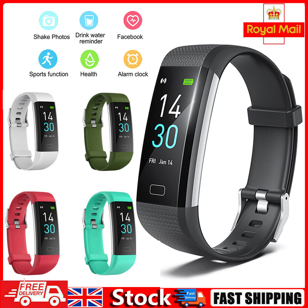 Fitbit Style Smart Watch Activity Tracker Fitness Watches Heart