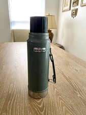 Vintage Aladdin Stanley Stainless Steel Thermos A-944DH Made In USA