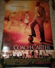 Coach Carter Movie Original Theater One Sheet Poster Samuel L Jackson 2004