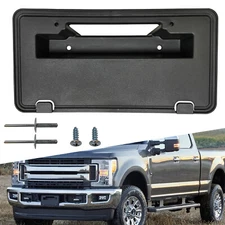 For 2017-2019 Ford F-250 Super Duty License Plate Frame Tag Holder Mount Bracket