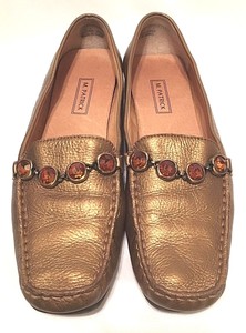 antique gold shoes