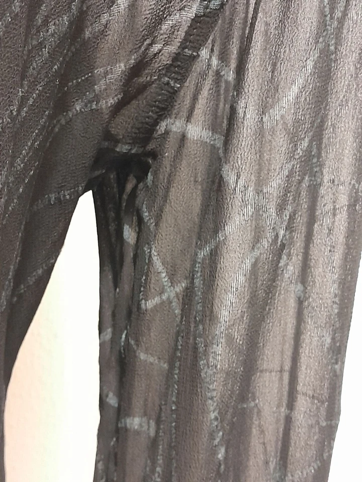 Туника женская Ghost England средняя прозрачная ведьминская богемная с гравировкой капризная топ черная - Изображение 4 из 4