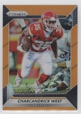 2016 Panini Prizm Orange Prizm 111/299 Charcandrick West #184 g2u