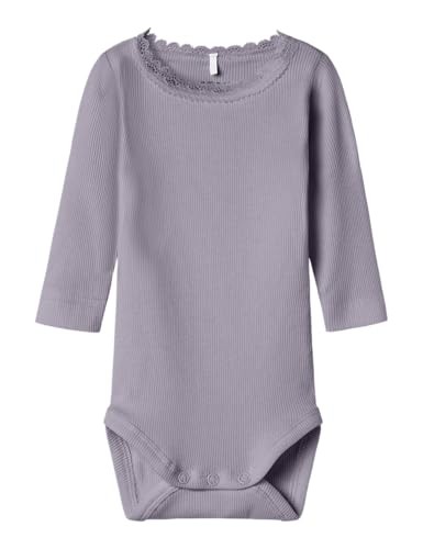 Body Damen Name IT Nbfkab Ls, Lavender Gray, GrößE 74, Langarm, Oberteil-image