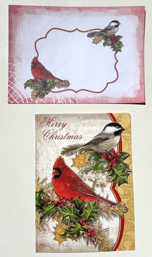 12-Ct Christmas Cards w/ Envelopes & Stickers, Peace and Happiness, Trees, Dogs - Picture 12 of 19