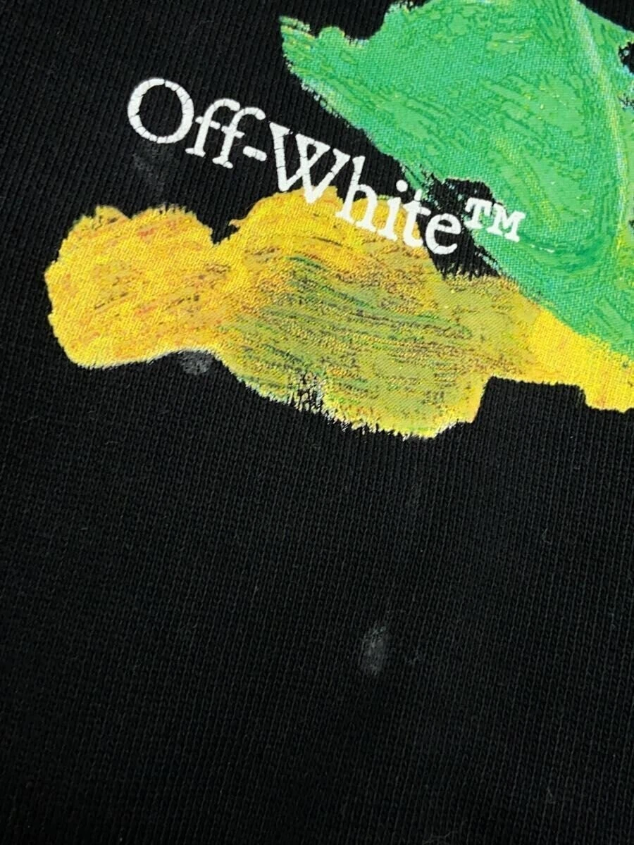 OFF WHITE Felpa con cappuccio OFFWHITE nera XXL usata