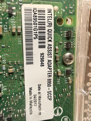 INTEL(R) QUICK ASSIST ADAPTER 8950 - SCCP 929848 IQA89501G1P5